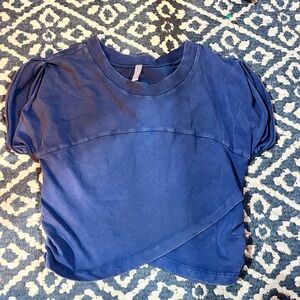 FP Movement by Free People Blue Short Sleeve Tee